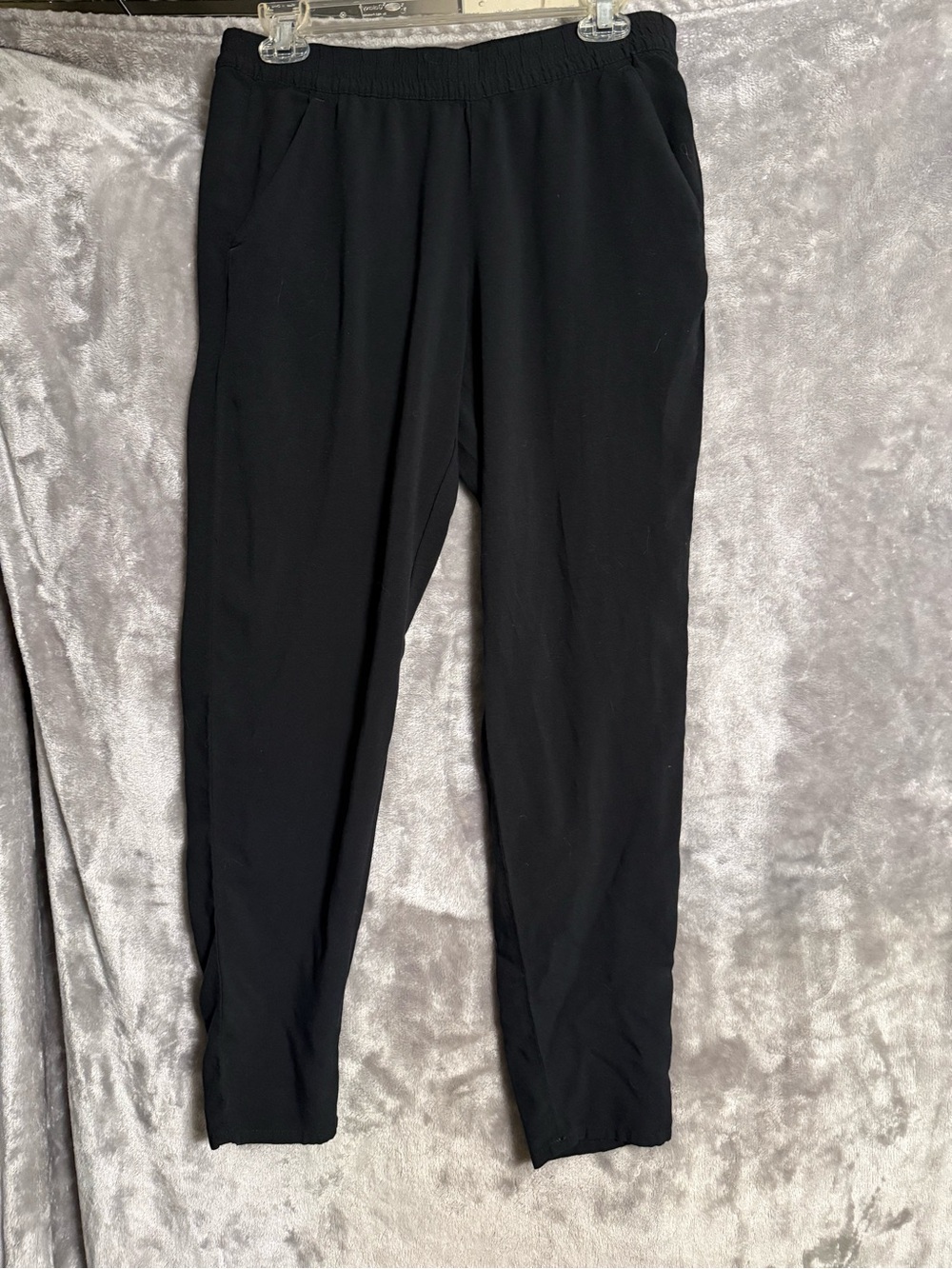 H&M Black Slim Elastic Waist Pants